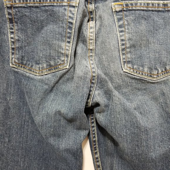 Old Navy jeans 4 Bootcut Just Below Waist lightly distressed denim VINTAGE - Picture 13 of 16